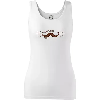 Dámské tričko Moustache party - Dámské tílko - 2XL ( Bílá )