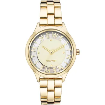 Hodinky Nine West dámské hodinky kulaté NW/2588CHGB