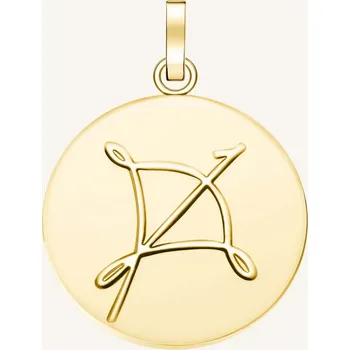 Přívěsek Rosefield přívěsek zlaté barvy Zodiac Coin Střelec