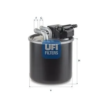 Palivový filtr Palivový filtr UFI 24.A79.00