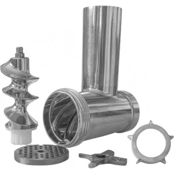 Příslušenství k mlýnku AJS Sada pro mlýnek na maso Zelmer č. 8 - komora, sítko, nůž, šnek, matice