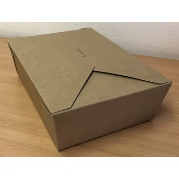 Dóza na potraviny FLEXOBAL Papírový menubox na jídlo velký (cena za 40ks)