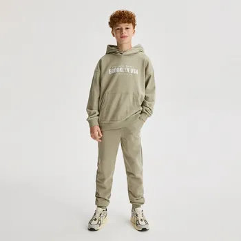 Chlapecké kalhoty Reserved - Bavlněné jogger kalhoty - světle zelená - 783DO-70X - 783DO-70X-116