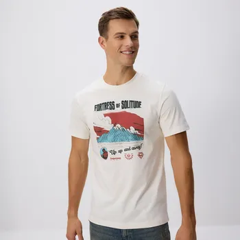 Pánské tričko Reserved - Bavlněné tričko regular fit SUPERMAN™ - vícebarevná - 671IH-MLC - 671IH-MLC-XL