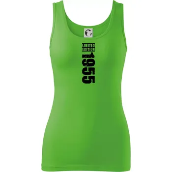 Dámské tričko Limited edition 1955 pruh - Dámské tílko - 2XL ( Apple Green )