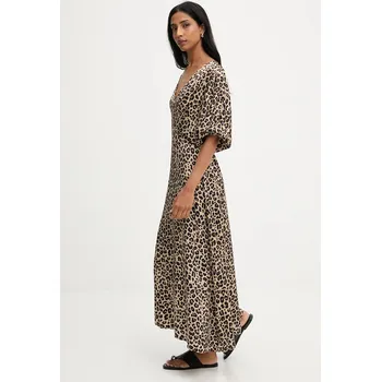 Dámské šaty Šaty Answear.LAB 55060 béžová 80X, vel. XS