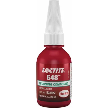 Průmyslové lepidlo Loctite 648 - 10 ml upevňování 1 x Loctite 648 - 10 ml