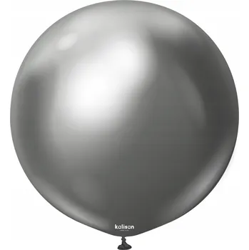 Balónek LATEXOVÉ BALÓNKY MIRROR SPACE GREY ŠEDÉ 45 CM 25 KS
