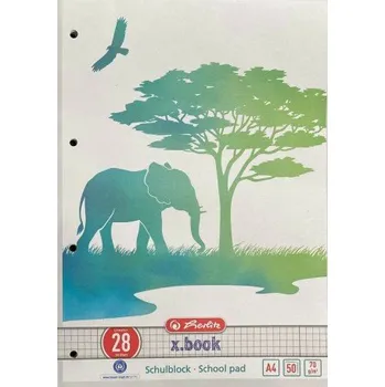 Poznámkový blok A4/50 listů, čtvereček, GREENline Slon