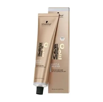Barva na vlasy Schwarzkopf Professional BlondME Lift & Blend zesvětlující a tónovací barva pro zralé blond vlasy 60 ml, Biscuit