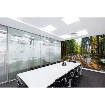 Fototapeta DIMEX | Samolepicí vliesová fototapeta na zeď Lesní proud MA-5-1616 | 375 x 250 cm | zelená, hnědá, šedá + Samolepicí vliesová fototapeta na stěnu DIMEX Lesní proud MA51616 v rozměru 375 x 250 cm