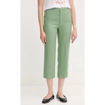 Dámské kalhoty Lněné kalhoty Pedro del Hierro 7609781 zelená 77X, vel. 36
