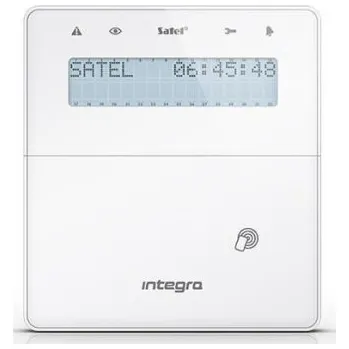 Sada domovního alarmu SATEL BETDRÁTOVÁ KABELOVÁ KLÁVESNICE RFID INT-KWRL2-W ABAX/ABAX2