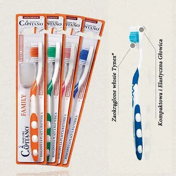 Zubní kartáček Kartáček na zuby s měkkými vlákny del Capitano ITALY