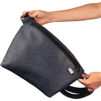 Ledvinka Tmavě modrá struktura Maxi ledvinka Big Love | česká výroba