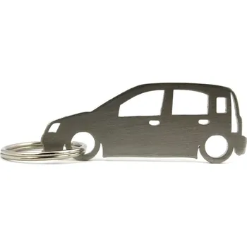 Fiat Panda II klíčenka z nerezové oceli