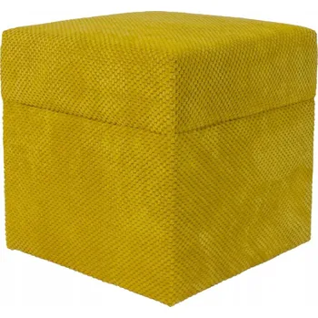 Taburet Taburet čalouněný Max Mebels oranžový