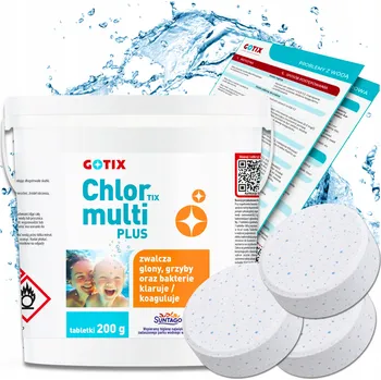 Bazénová chemie Chlorové tablety Gotix Professional 3 kg 3 l