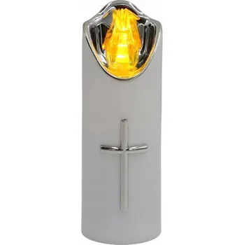 Svíčka LED vklad do hřbitovní svíčky Cortina 15 cm