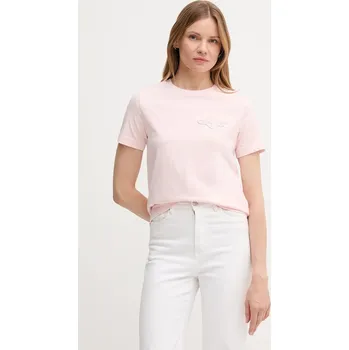 Pánské oblečení Bavlněné tričko Gant 4202589 růžová 30X, vel. XL