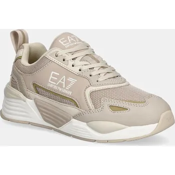 Dámské tenisky Tenisky EA7 Emporio Armani béžová barva, AF18447.7X000308 80X, EUR 42