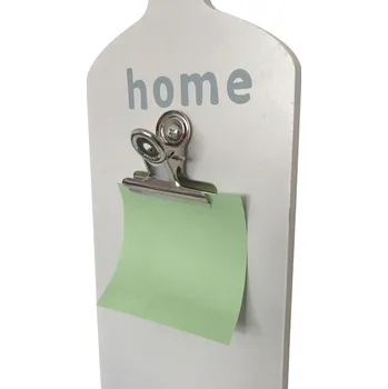 Kuchyňské prkénko DUE ESSE DUE ESSE, Závěsné prkénko s klipsem na vzkazy, bílé