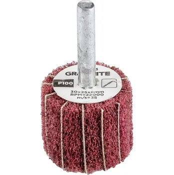 Brusný kotouč Graphite Lamelový brusný kotouč 30 x 25 x 6 mm, P100