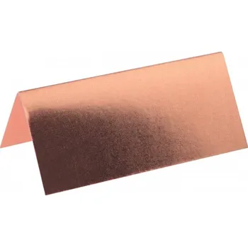 Party dekorace Santex Metalické jmenovky Barva: růžovo-zlatá