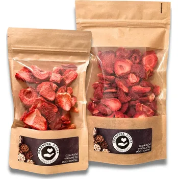 Sušené ovoce Chráněná dílna Třebíčsko Jahoda plátky lyofilizované 40 g