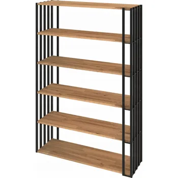 regál Regál S&W Design 124 cm x 152 cm x 36 cm černý