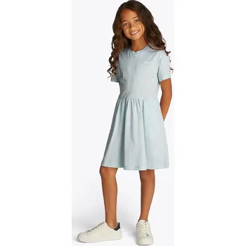 Dívčí šaty Dívčí šaty Tommy Hilfiger modrá barva, mini, KG0KG08591 KG0KG08591.104.122.PPYA 05X, vel. 122