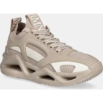 Dámské tenisky Tenisky EA7 Emporio Armani dámské, béžová barva, AF19525.7X000383.MZ202 80X, EUR 39 1/3