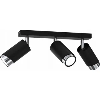 STROPNÍ SVÍTIDLO STROPNÍ SVÍTIDLO TRUBKY KOV GU10 LOFT SPOT ČERNÝ CHROM SOPEL