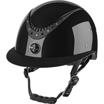 Jezdecká přilba Fair Play Jezdecká bezpečnostní helma, APOLEUS SHINY W-V Barva: Hnědá, Velikost: M (55-57 cm)