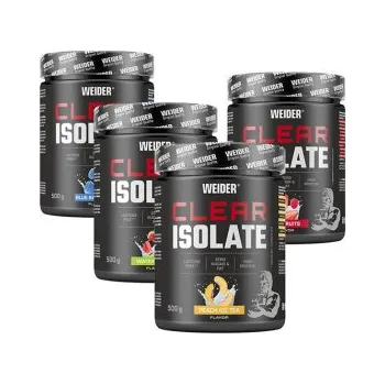 Protein Weider Clear Isolate 500 g - modrá malina