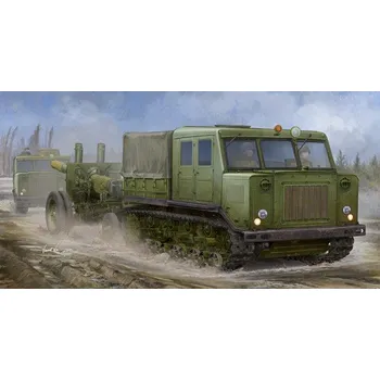 Plastikový model Russian AT-S Tractor - Trumpeter 09514