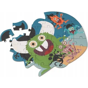 Puzzle Puzzle obrysové Příšerky 33 dílků 3+ Scratch