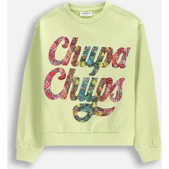 Chlapecká mikina Dětská mikina Coccodrillo zelená barva, s potiskem, LICENCE GIRL WC5132101LGD 71X, vel. 110