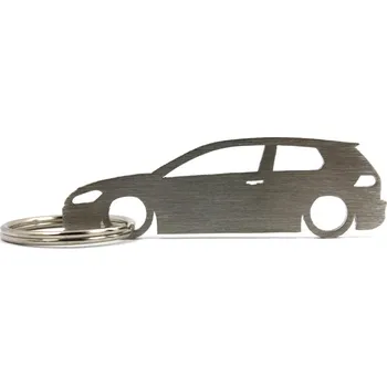 VW Volkswagen Golf MK7 3d klíčenka z nerezové oceli