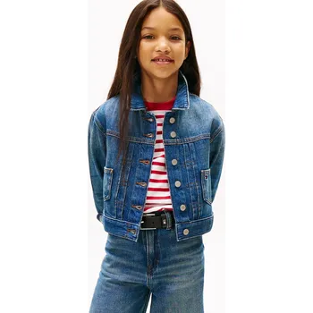 Dětská móda Dětská riflová bunda Tommy Hilfiger KG0KG08752.9BYA námořnická modř 59X, vel. 164