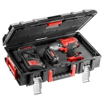 Sada nářadí Facom CL3.CH18SP2PB Sada: rázový utahovák 1/2", 1625 Nm, 18 V, 2× akumulátor 5 Ah, nabíječka, kufr IP65