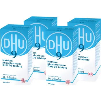 Homeopatikum DHU - DHU č.9 Natrium phosphoricum 4x200 tablet