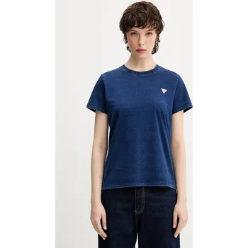 Dámské tričko Tričko Guess Jeans dámské, tmavomodrá barva, W5YI22 KCTL1 W5YI22.KCTL1 59X, vel. XS