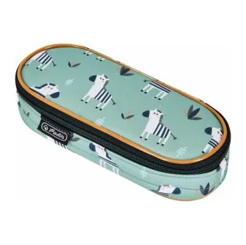 Penál Pouzdro etue zelené zebra