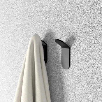 Věšák Háček na hmoždinky NewOps černý