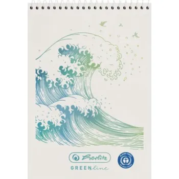 Dětské zboží Blok spirálový A7/50 listů, čtvereček, Vlna