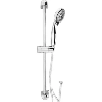 Sprchový držák CONMETALL Set sprchový Carballo 100 tyč 5 pol. chrom hadice 150cm