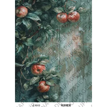 Umělecký papír Rýžový a soft papír na decoupage - Obraz příroda - KB01513 Materiál: Soft, Rozměr: A4