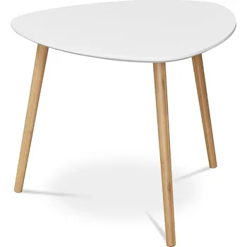 Konferenční stolek 55 x 55 cm, bílá, M