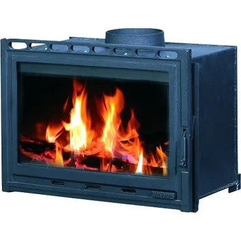 Krbová vložka Alfa Plam krbová vložka FKU 11 kW, 730x426x543mm, horní, průměr 180 mm, antracit_OPRAVENÁ